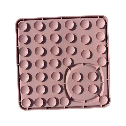 Pink licking mat