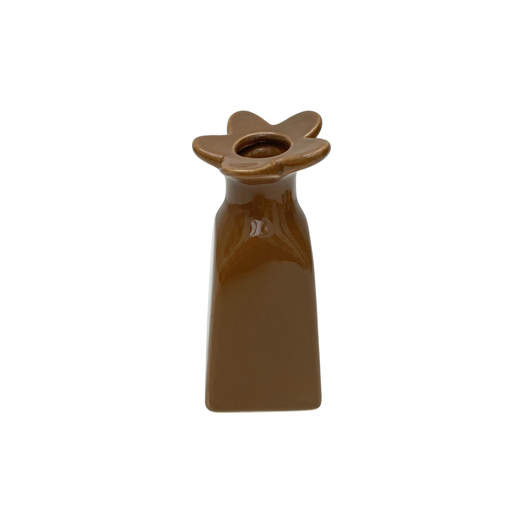 Soliflore fleur pm marron