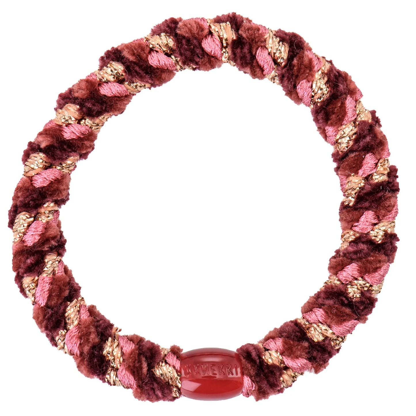 Élastique cheveux Mix Bordeaux Rosegold
