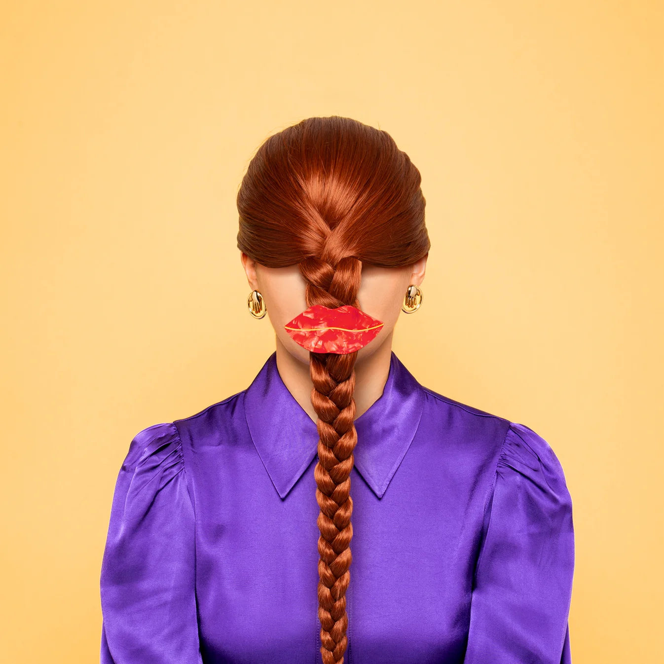 Pince à cheveux Bouche