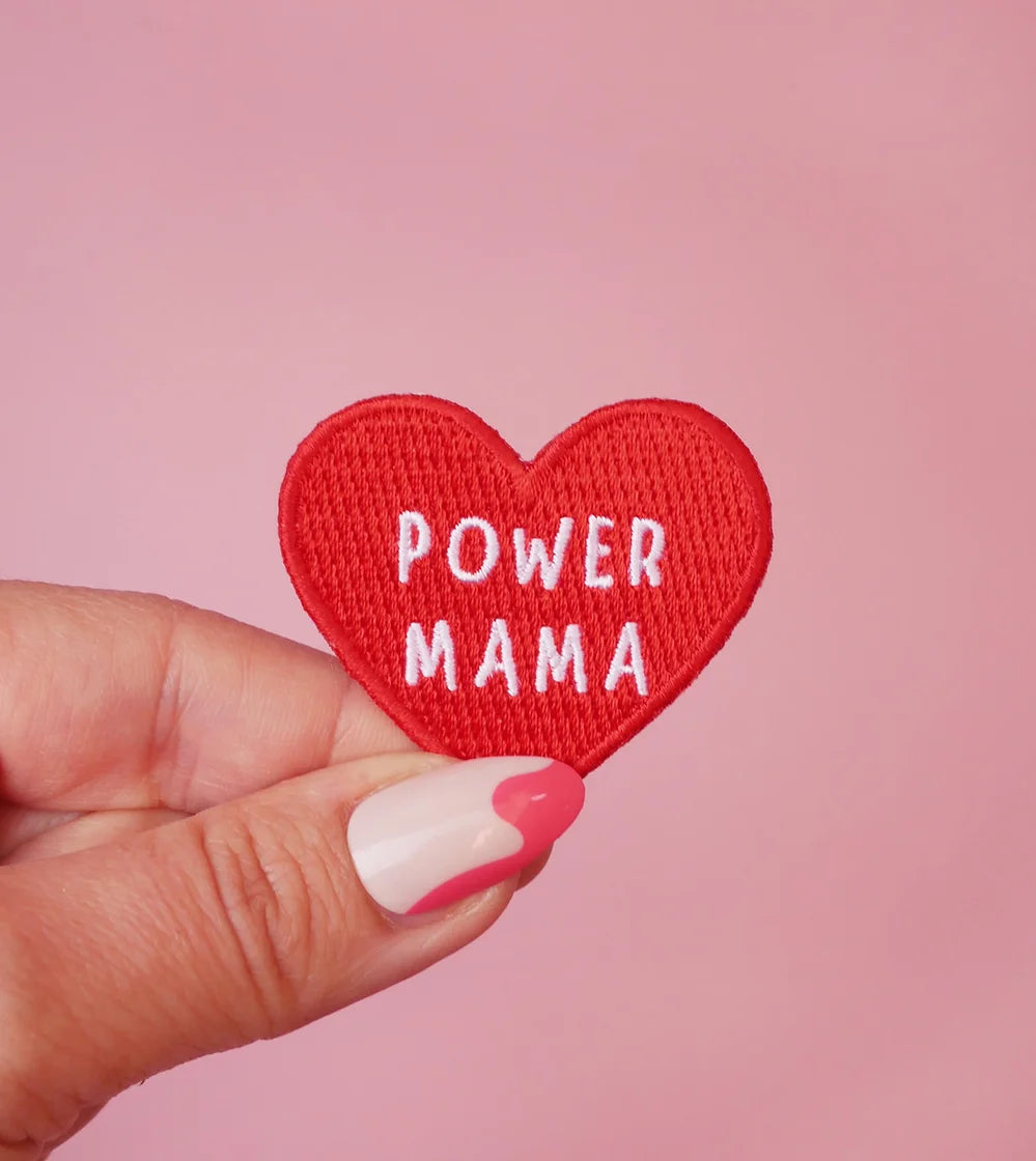 POWER MAMA iron-on patch