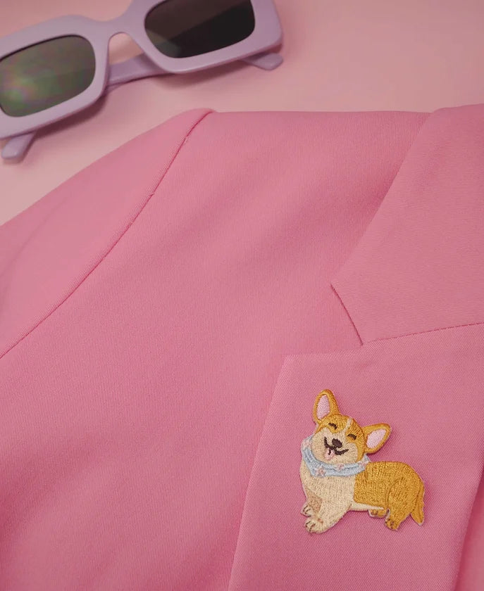 CORGI iron-on patch