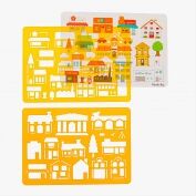 City Drawing Stencil Set