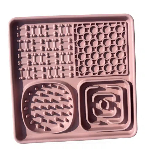 Pink licking mat