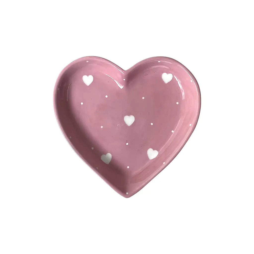 Pink heart empty pocket