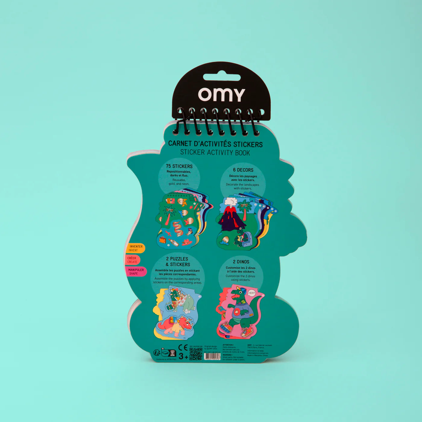 Sticker activity book - Dinos