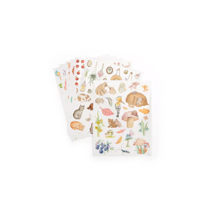 Notebook 230 stickers - Les Rosalies