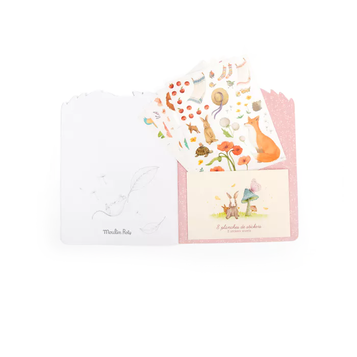 Notebook 230 stickers - Les Rosalies