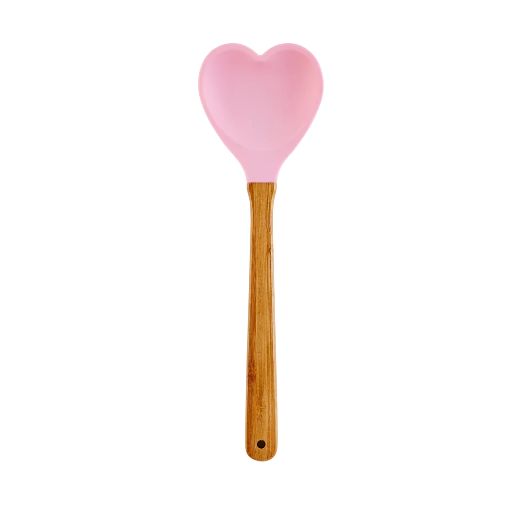 Cœur Silicone Ustensiles de cuisine - Rose clair