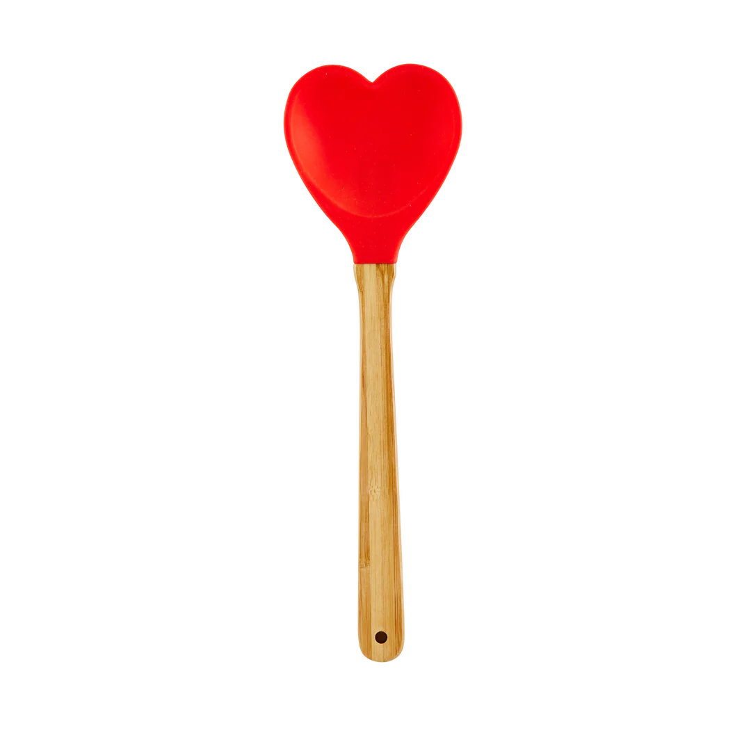Cœur Silicone Ustensiles de cuisine - Rouge