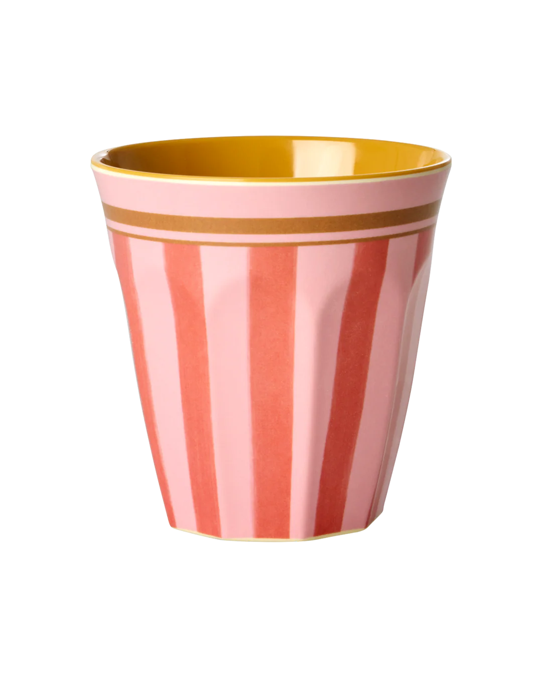 Gobelet médium - Rose - Organic Stripes Print
