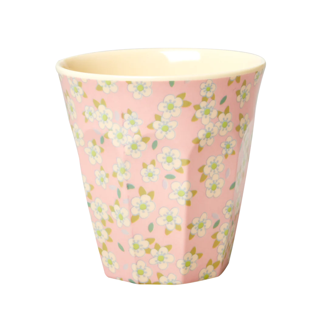 Gobelet Médium - Rose - Small Flower Print