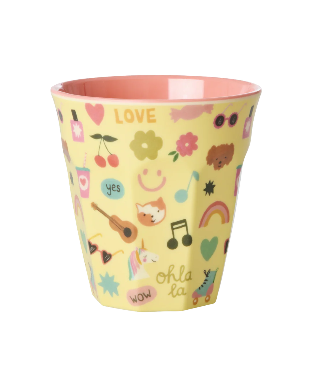 Gobelet médium - "Unicorn Love" - Soft Yellow - Medium