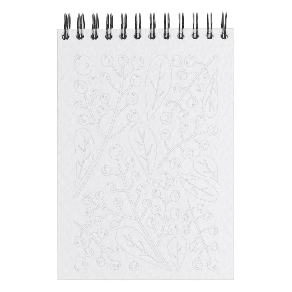 Carnet de coloriage A6 - Floral #1