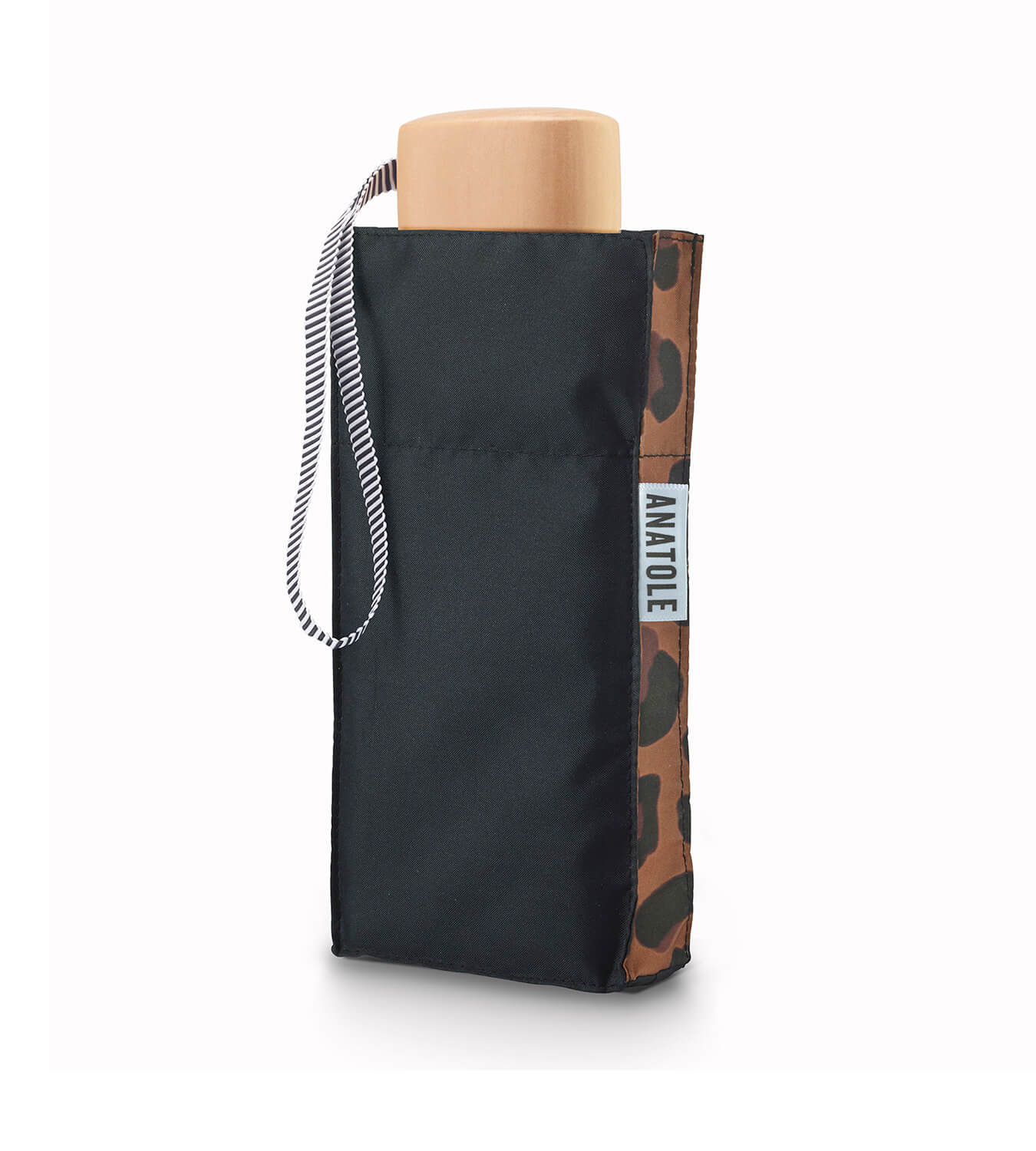 Mini Parapluie Noir et Léopard – anatole