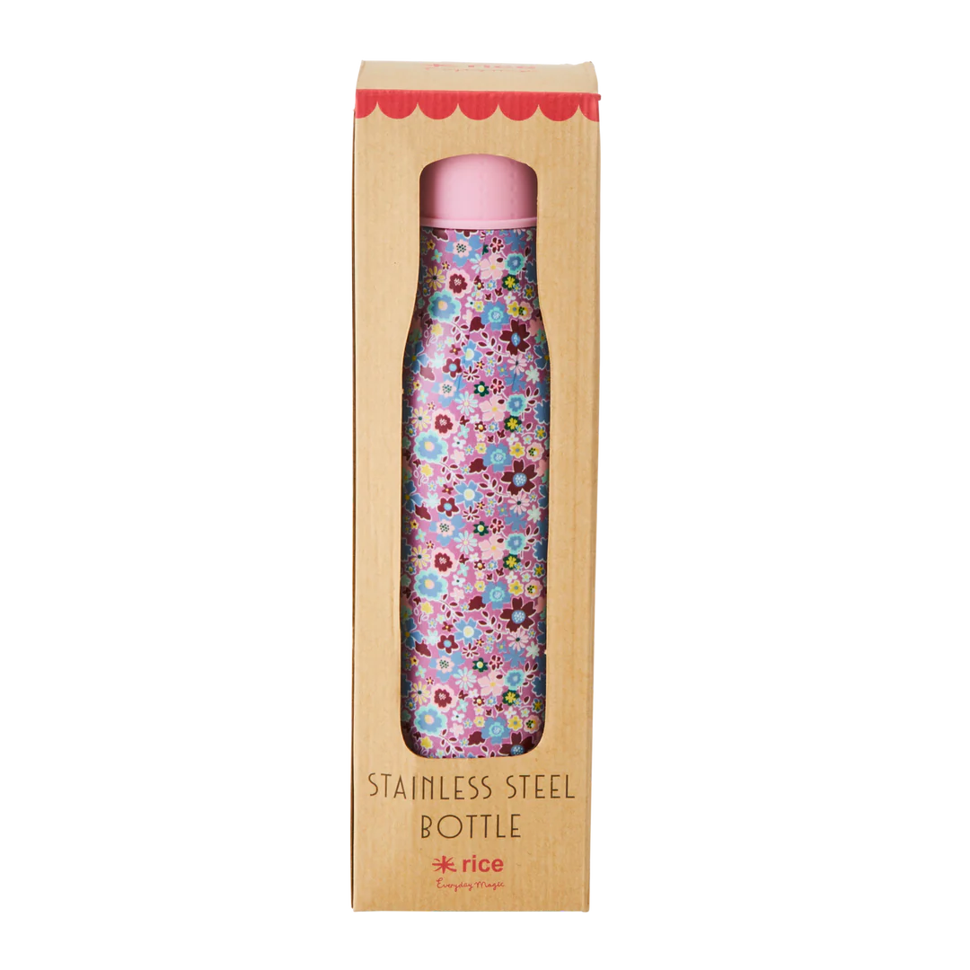 Inox Bouteille - Lavande - Lavender Fall Floral Print