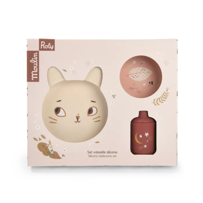 Set Vaisselle Silicone – Collection Après la pluie