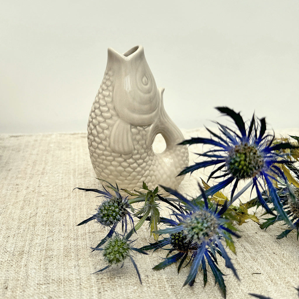 Vase Ceramic Poisson Pm Sable
