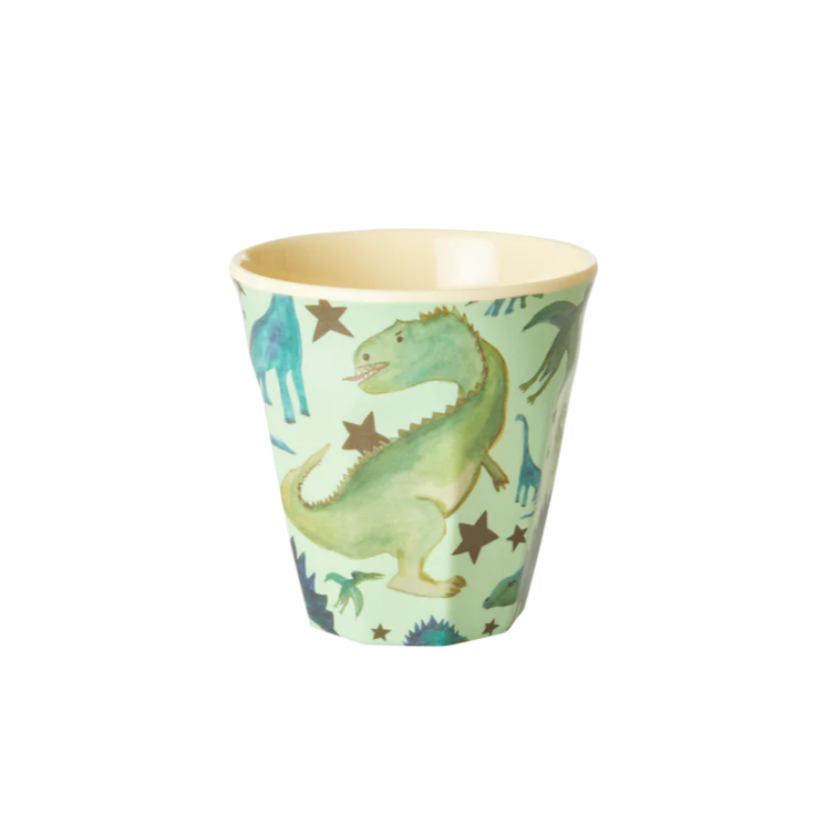 Gobelet Petit Enfant - Vert clair - Dino Print