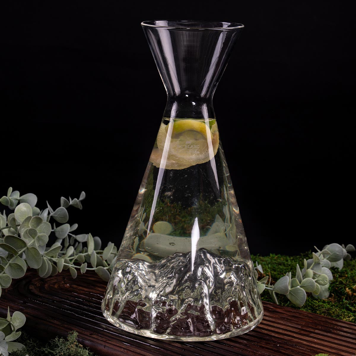 Topographic Water Carafe: Mont Blanc