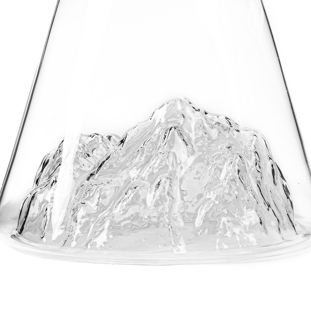 Topographic Water Carafe: Mont Blanc
