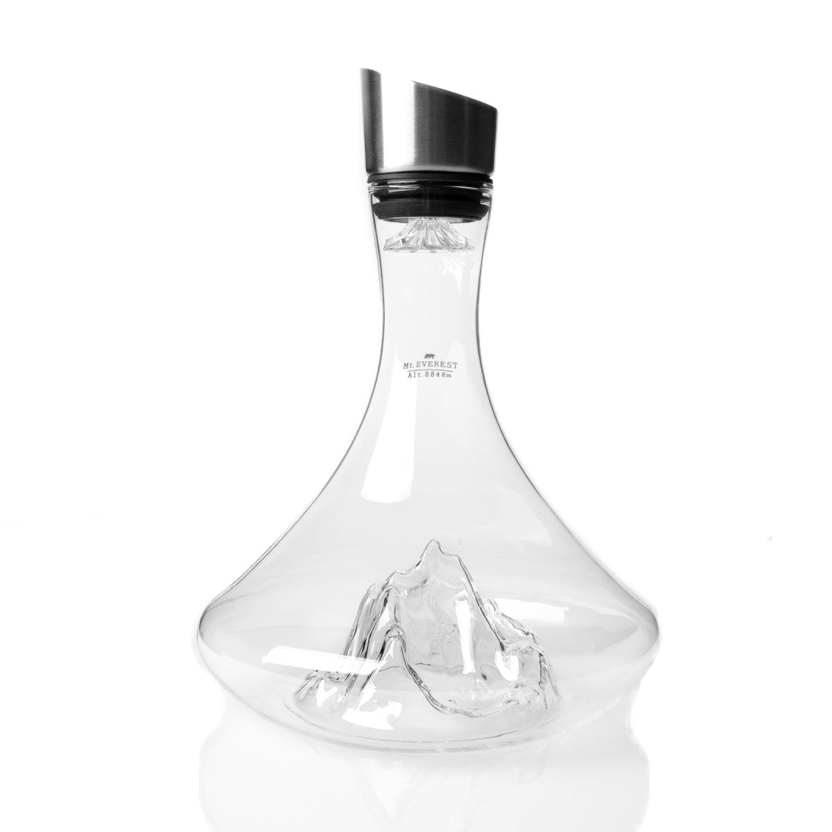 Topographic Wine Decanter: Mount Everest