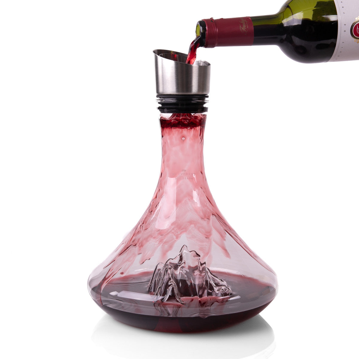 Topographic Wine Decanter: Mount Everest
