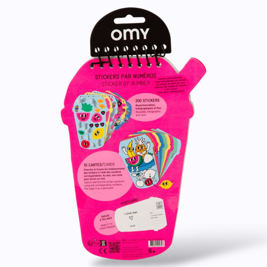 Sticker activity book - Bubble