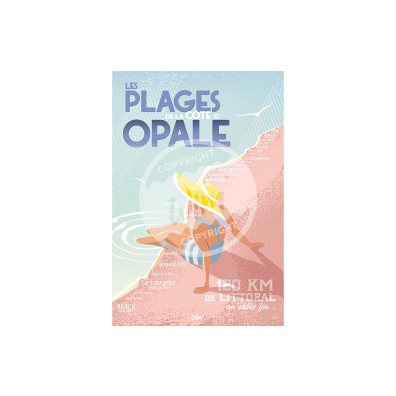 Carte Les plages d'Opale