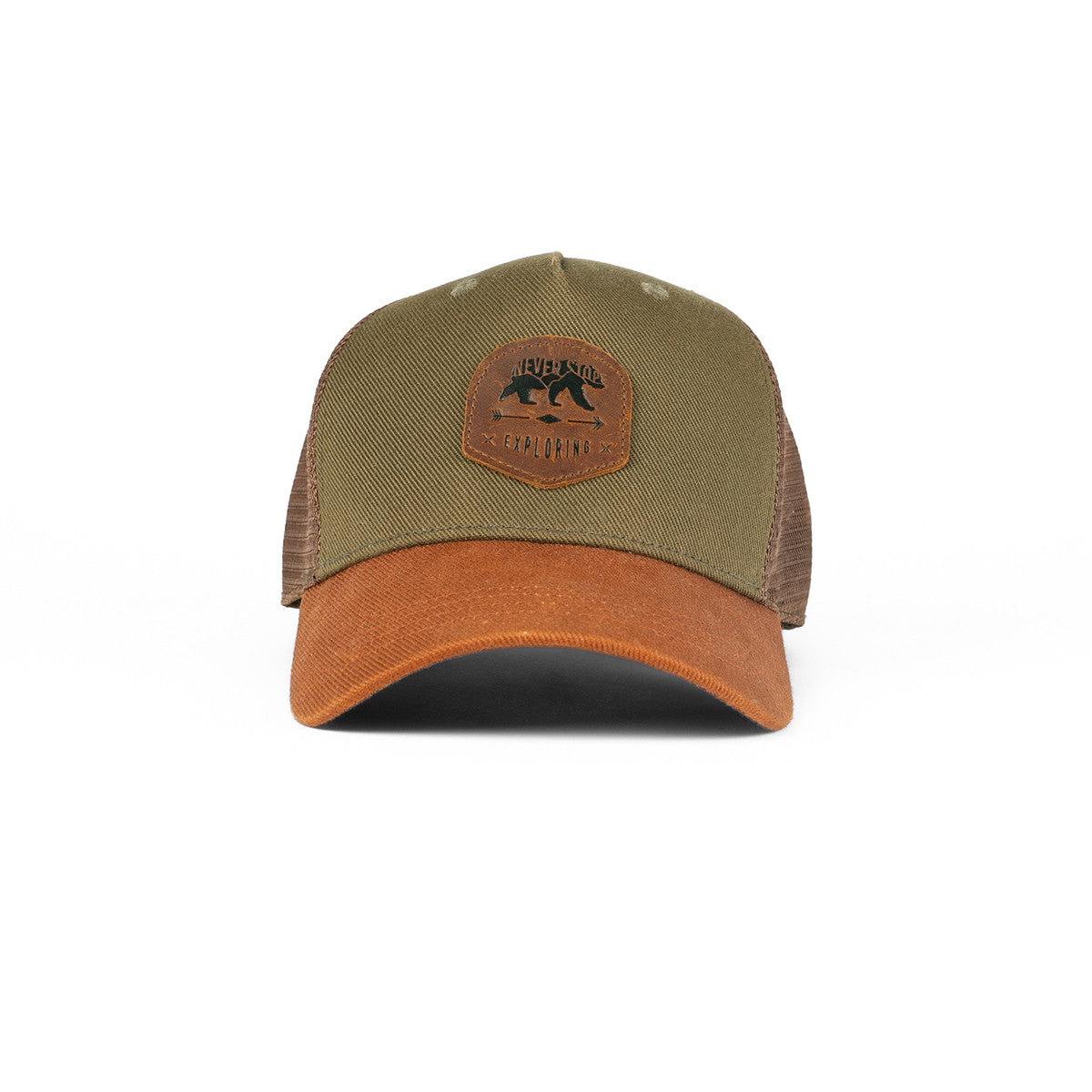 EXPLORING Khaki trucker cap