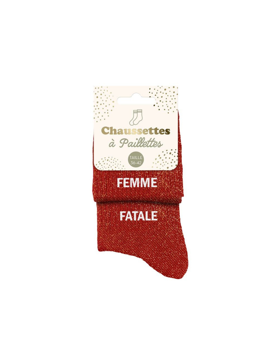 Chaussettes à paillettes duo FEMME FATALE