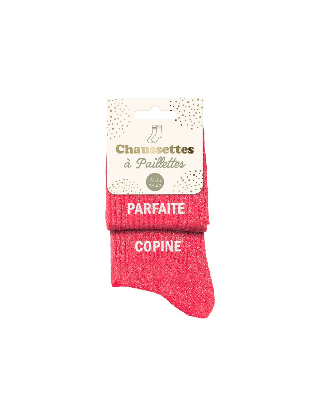 Chaussettes à paillettes duo PARFAITE COPINE