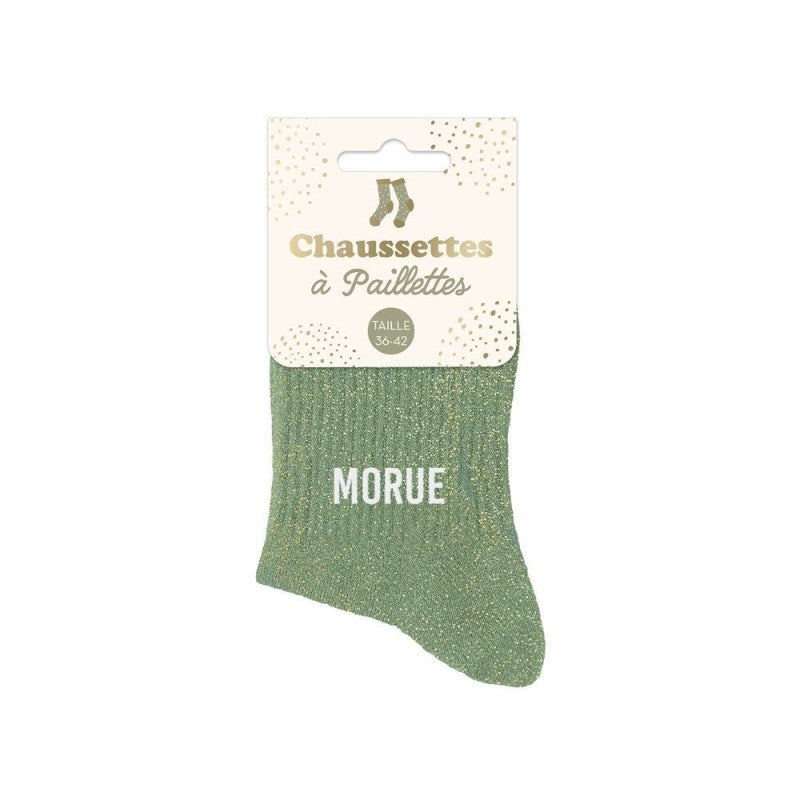 Chaussettes à paillettes MORUE