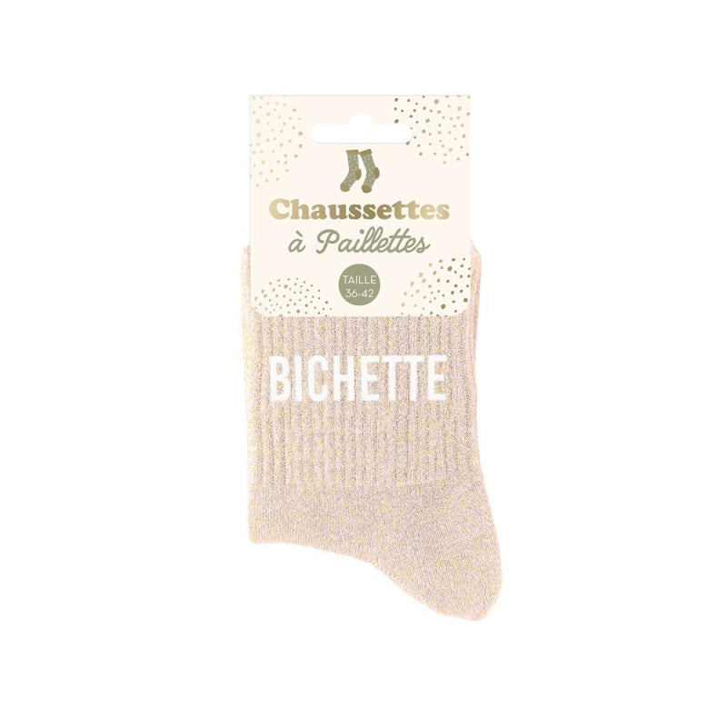 Chaussettes à paillettes BICHETTE