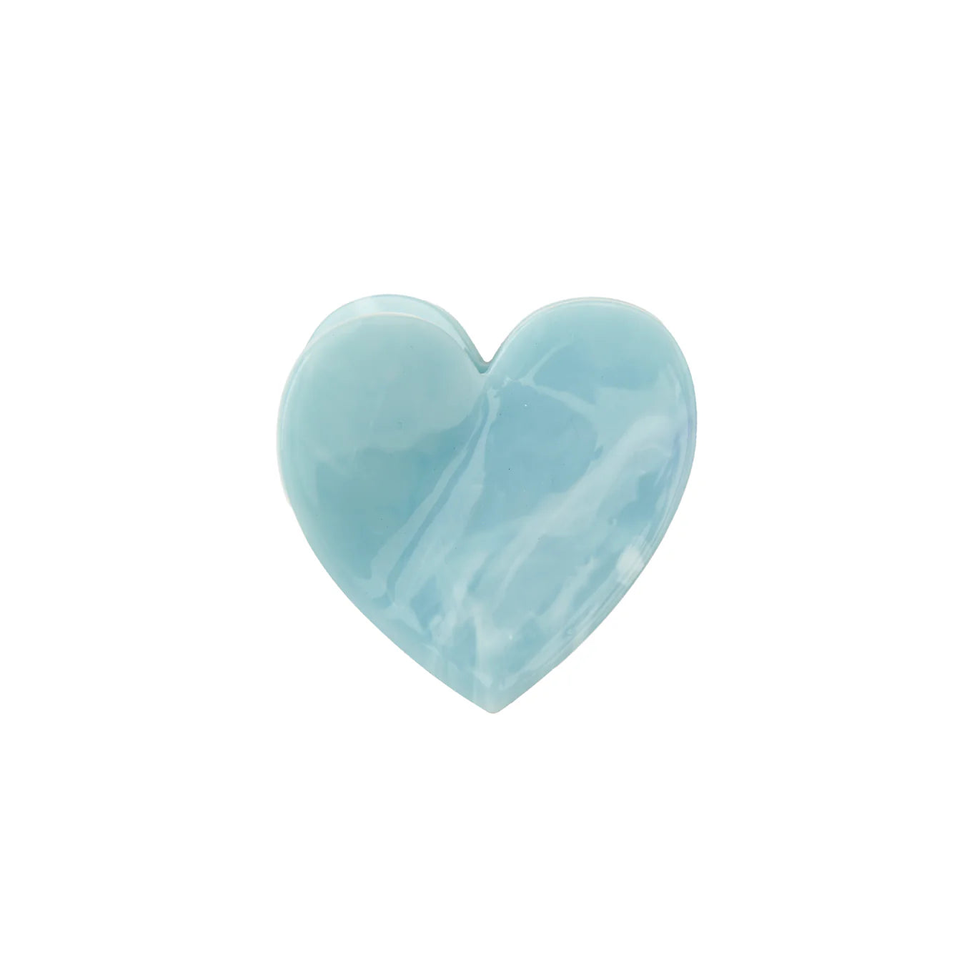 Pince à cheveux Coeur bleu