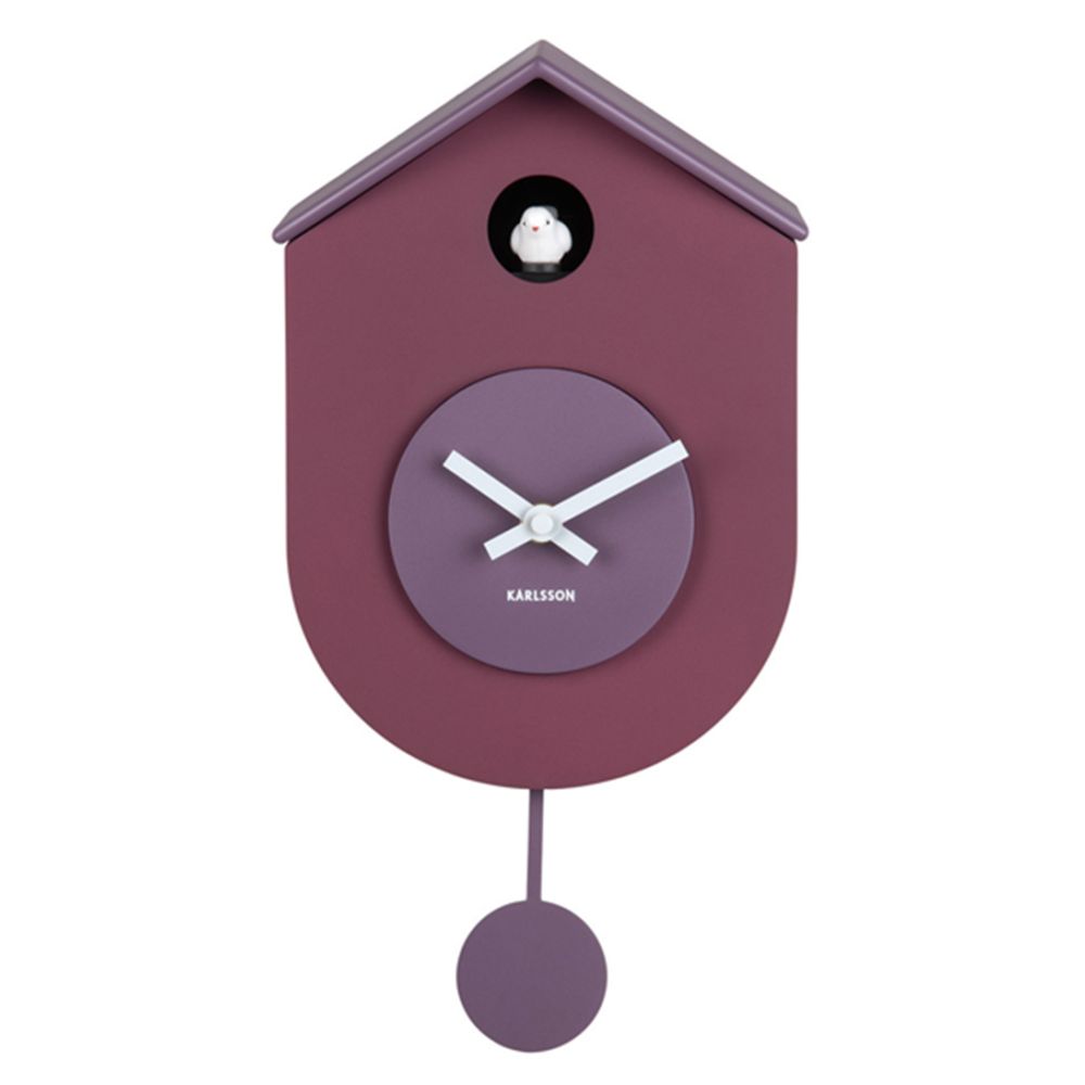 Horloge Murale Karlsson Grato Cuckoo – Violet (2 Nuances)