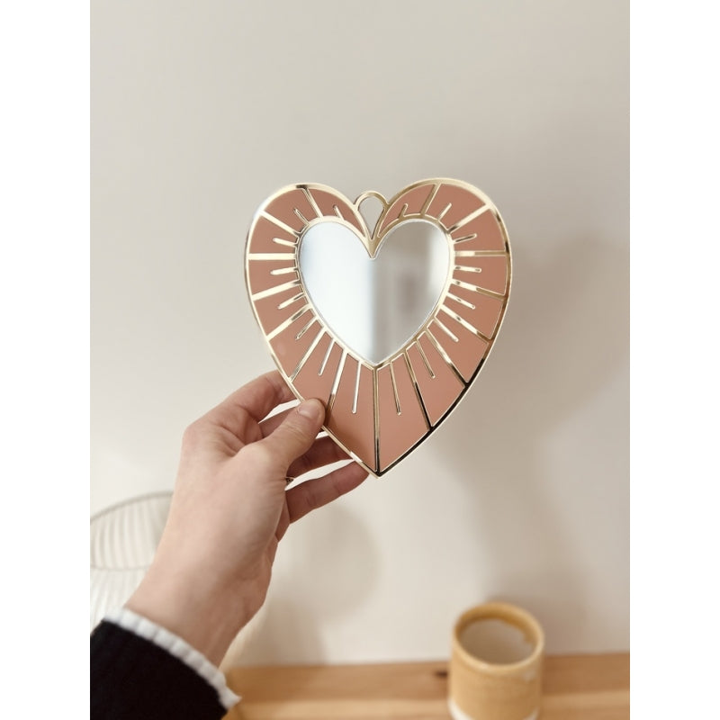 Décoration murale Coeur ex-voto beige