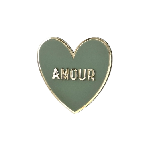 Décoration murale coeur amour vert