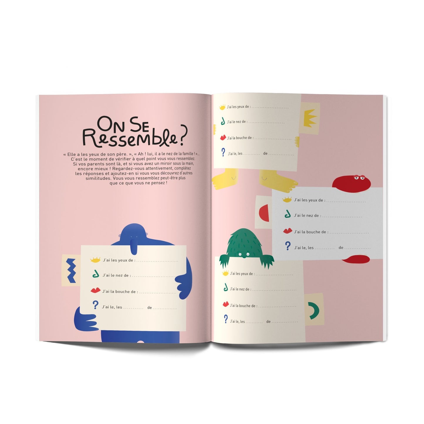 Livre à compléter Entre frères et soeurs