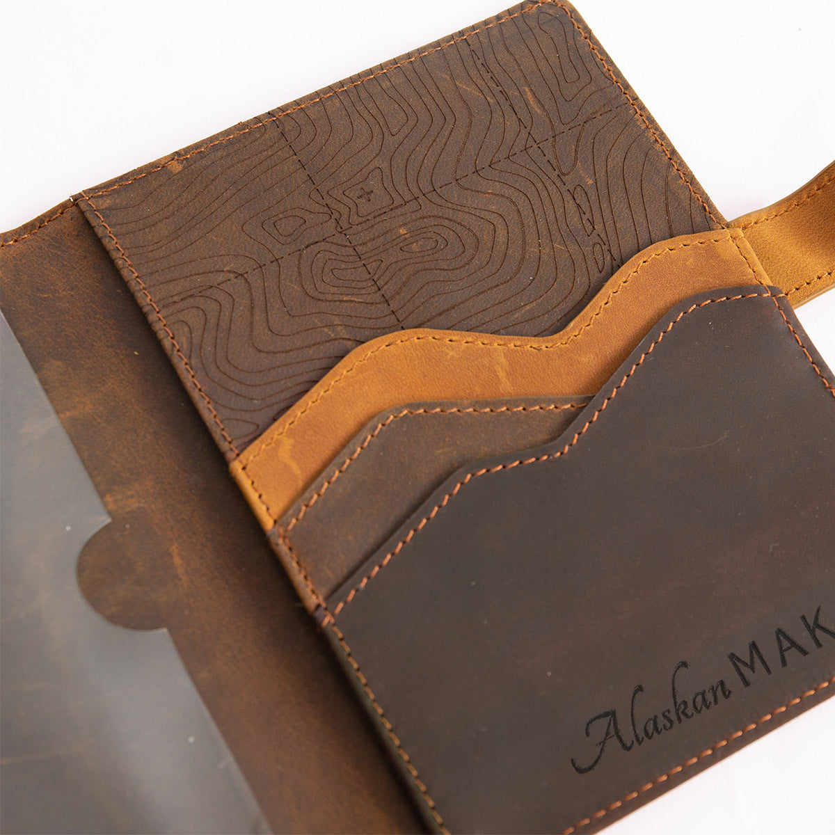 Wood registration card holder