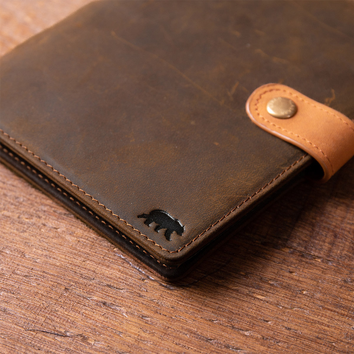 Wood registration card holder