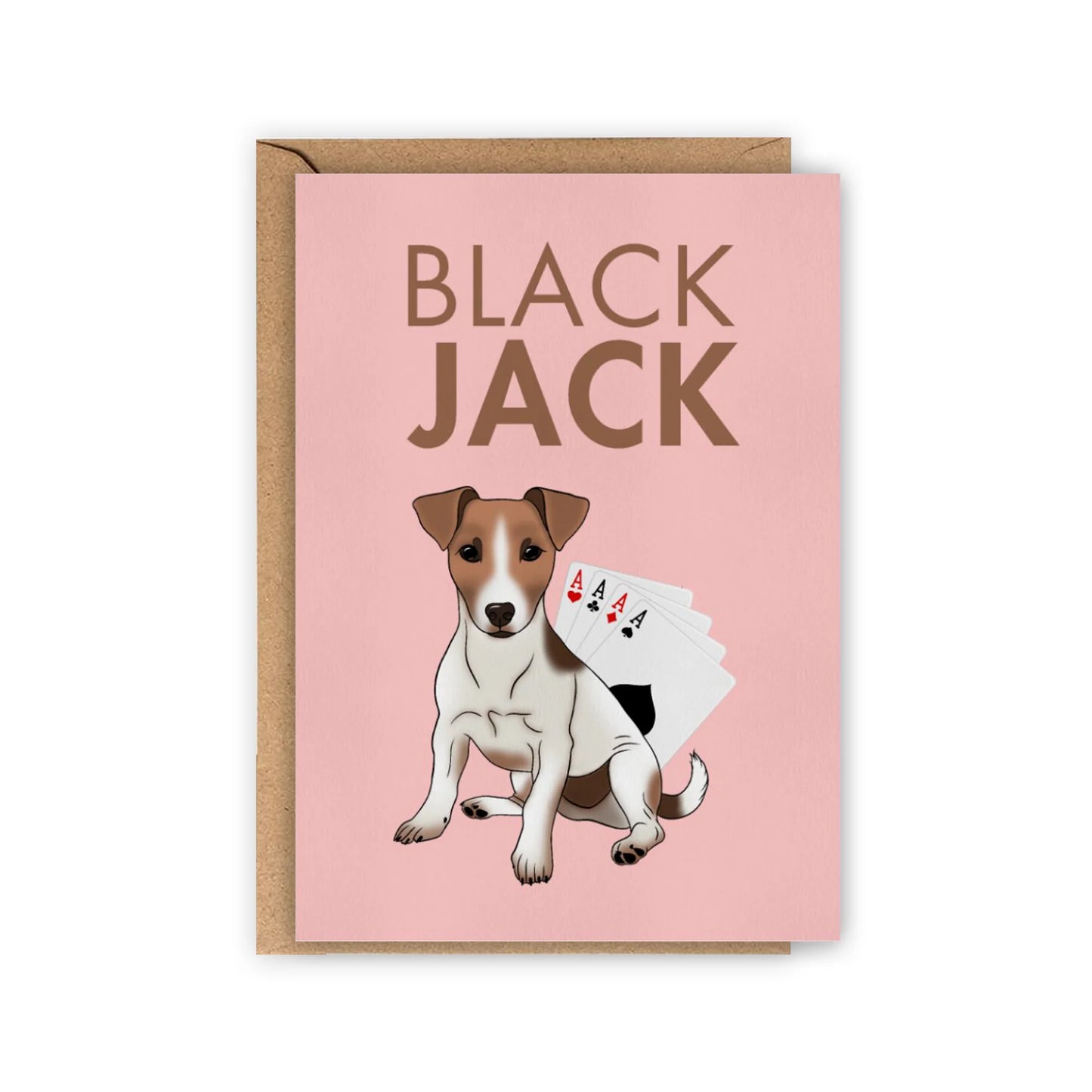 Black Jack Card - Jack Russell