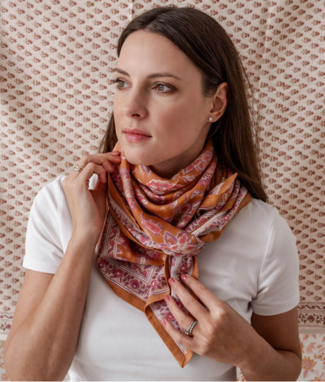 Grand foulard - Matira praline