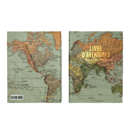 Livre aventures autour du monde