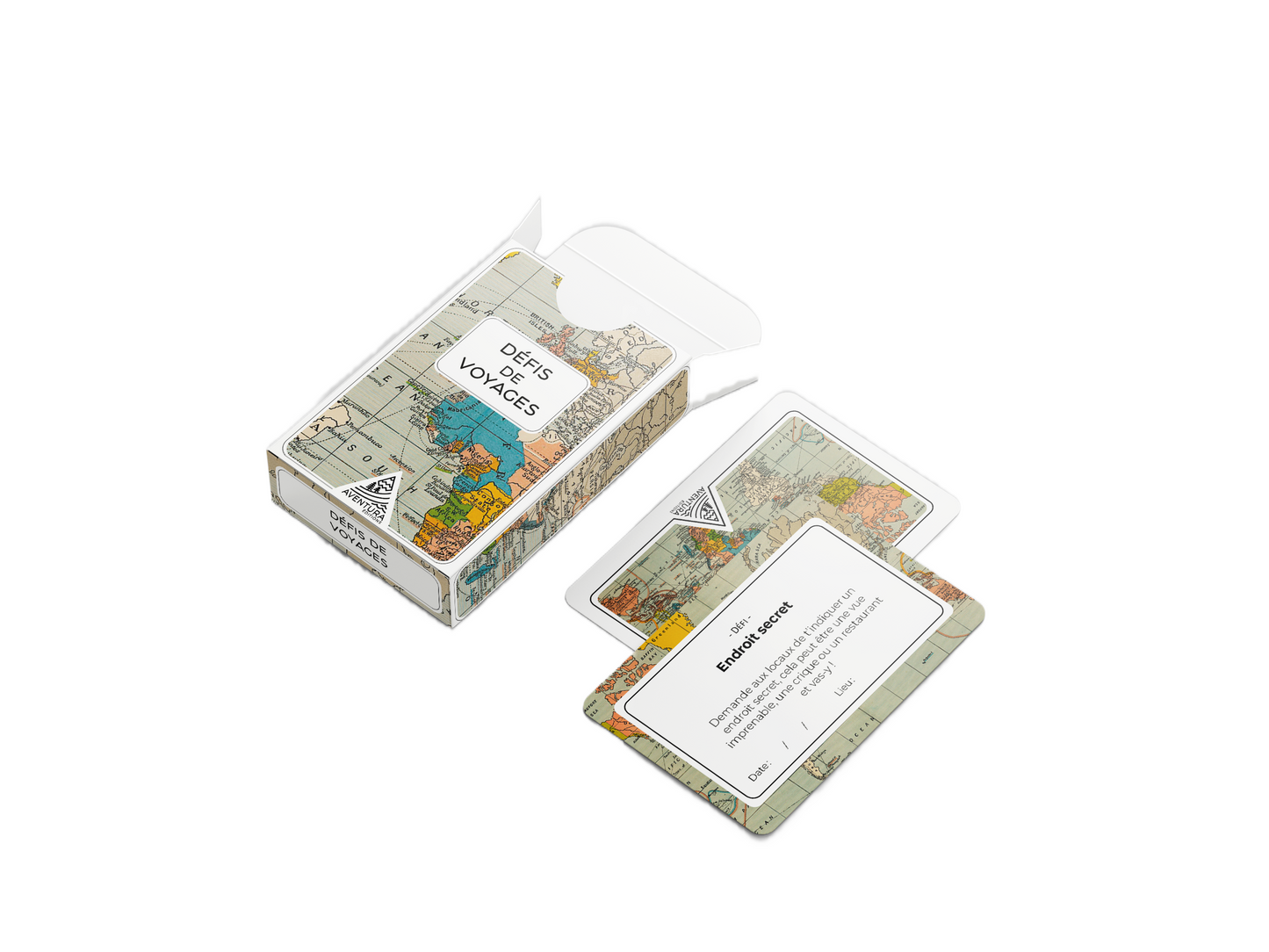 Jeu défis de voyages