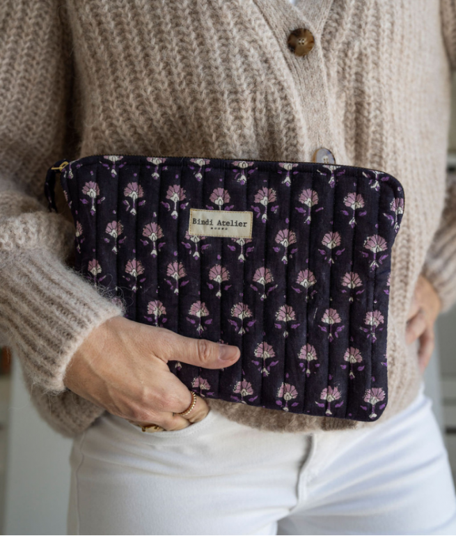 Flat pocket / Ipad - Aarti Midnight