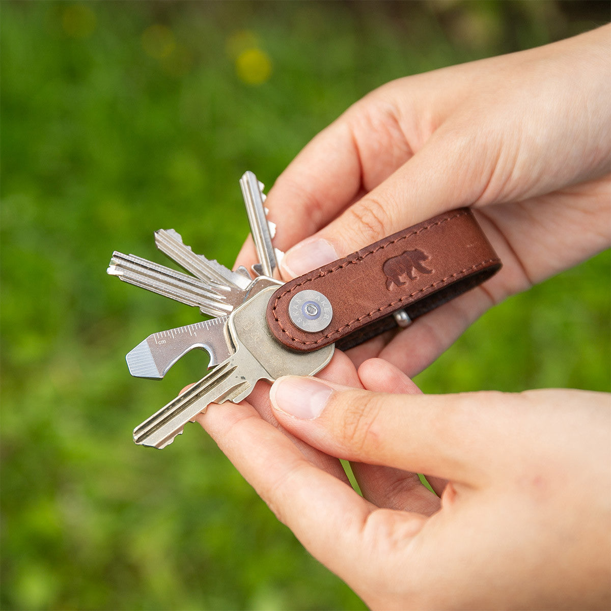 LOOP leather key ring