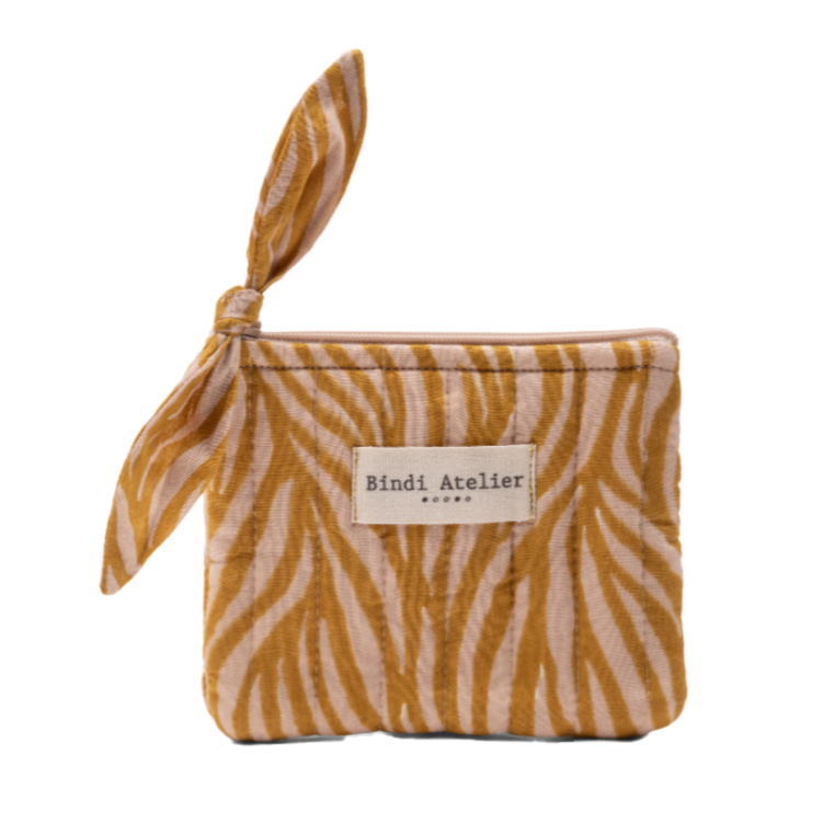 Porte monnaie - Zebra Havane