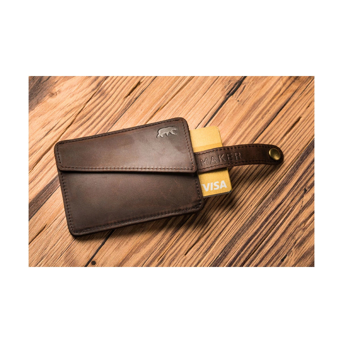 HANDY Leather extra flat wallet