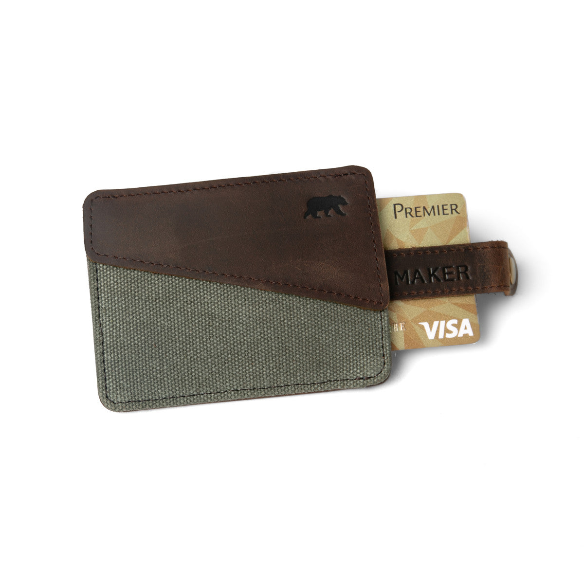 HANDY Extra Flat Wallet Olive Green